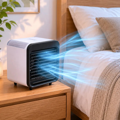 Mini Climatiseur USB Portable 3 Vitesses - Ventilateur + Humidificateur
