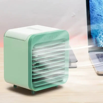Mini Climatiseur USB Portable 3 Vitesses - Ventilateur + Humidificateur