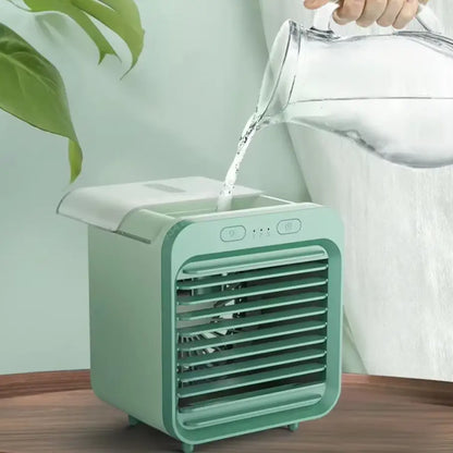 Mini Climatiseur USB Portable 3 Vitesses - Ventilateur + Humidificateur