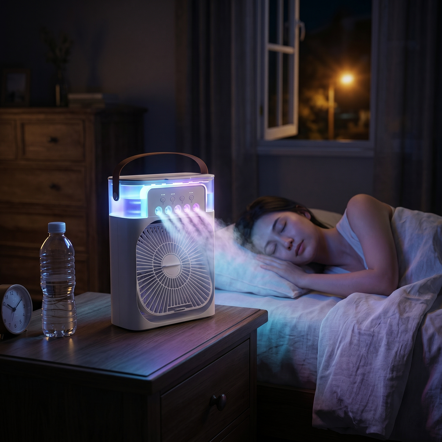 Ventilateur Climatiseur 3-en-1 – Spécial Canicule Été
